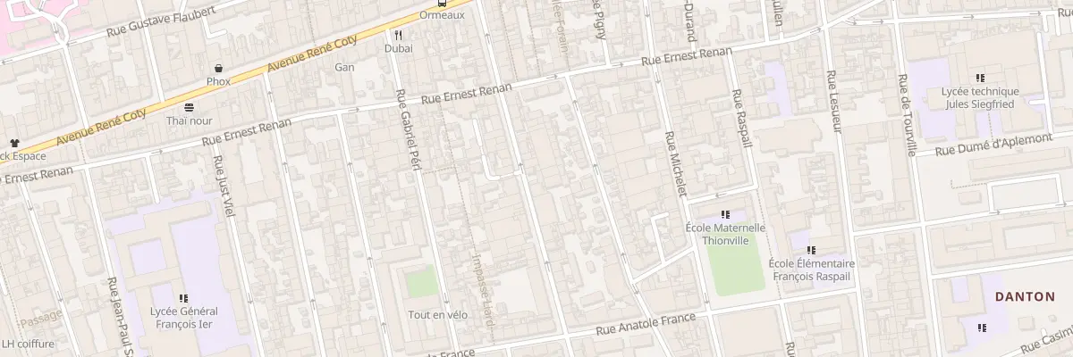 Plan du 86 Rue Gen Sarrail au Havre
