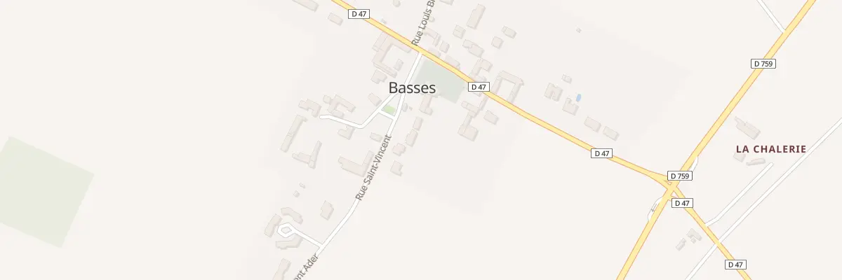 Plan du 7 Rue Saint-Vincent à Basses