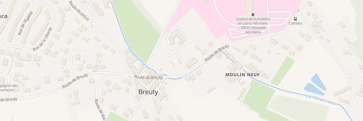 Plan du 66 Rte de Breuty à La Couronne