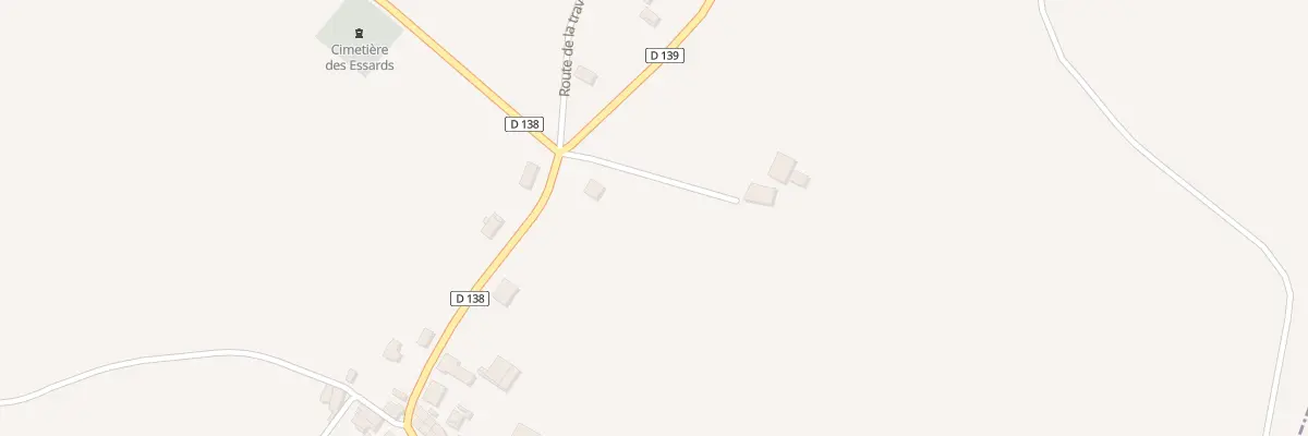 Plan du 2 Imp du Fourageat aux Essards