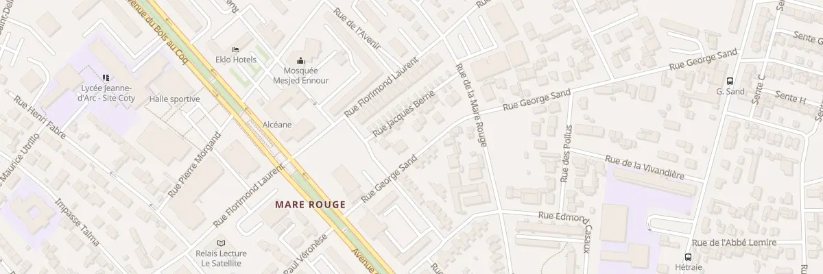 Plan du 21 Rue George Sand au Havre