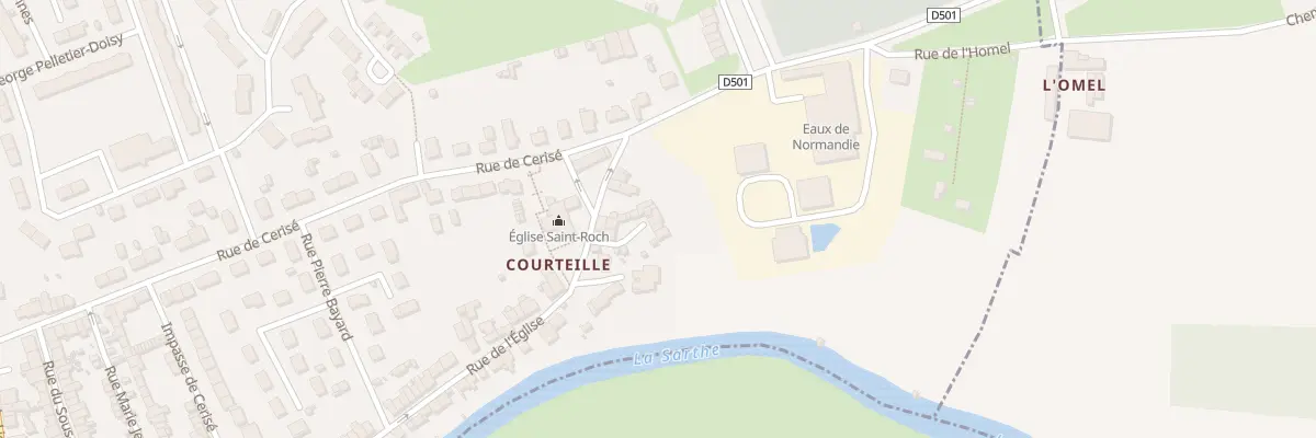 Plan du 19 Cour Boisselière à Alençon