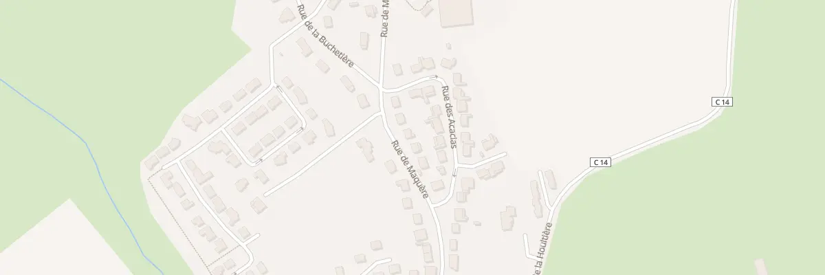 Plan du 14 Rue de Maquere à Aigné