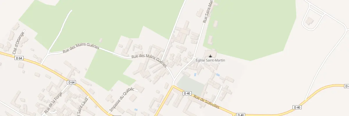 Plan du 4 Rue des Mains Guéries à Angliers