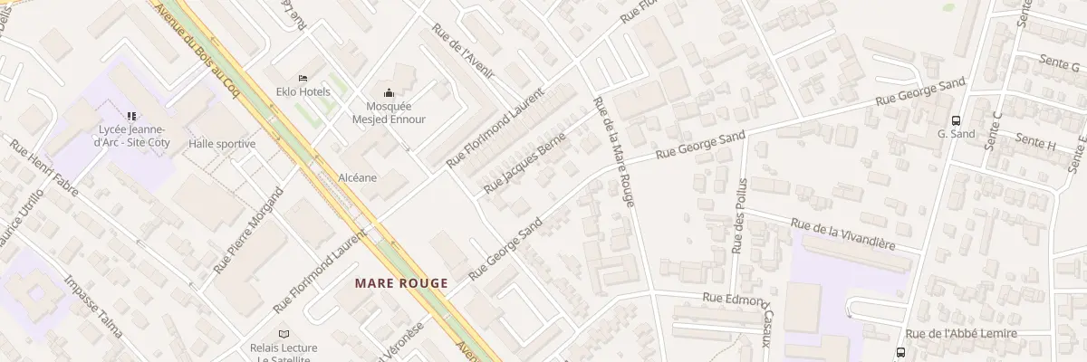 Plan du 23 Rue George Sand au Havre