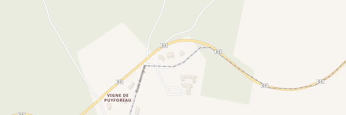 Plan du 89 Imp de Puyforeau à Voulgézac