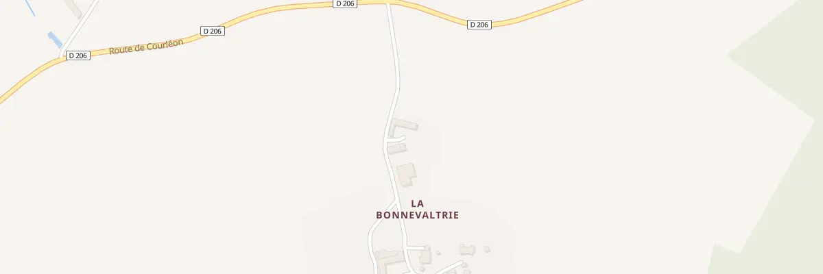 Plan du 161 Rte de la Bonnevaltrie à Vernoil-le-Fourrier