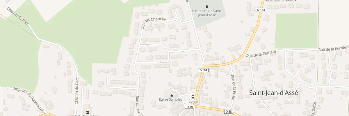 Plan du 3 Rue de la Bretonniere à Saint-Jean-d’Assé