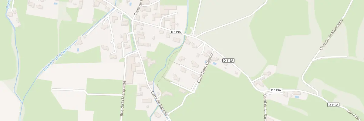 Plan du 4 Ven deth Ber à Bernac-Dessus
