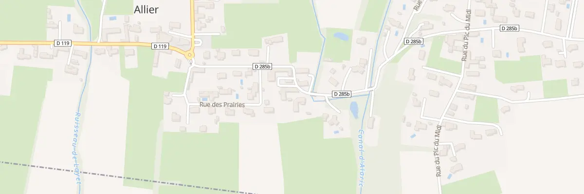 Plan du 14 Rue de l’Alaric à Allier