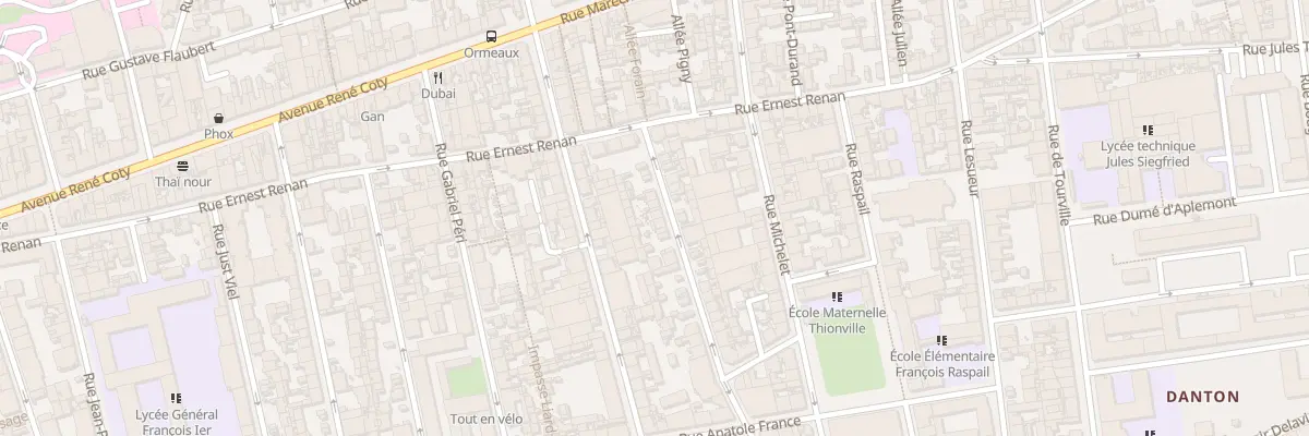 Plan du 65 Rue Auguste Comte au Havre