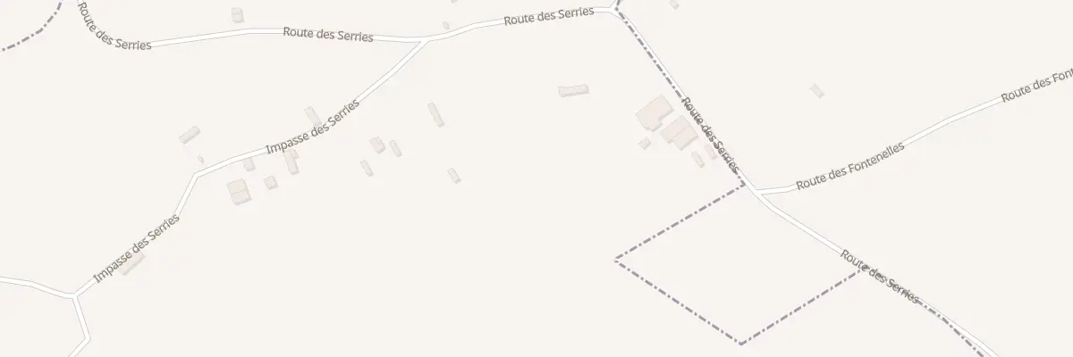 Plan du 1 Les Serries aux Champeaux