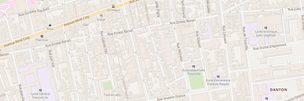 Plan du 63 Rue Auguste Comte au Havre