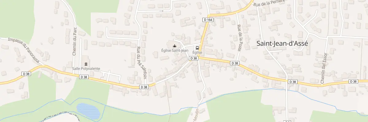 Plan du 2 Rue Pierre Gagneau à Saint-Jean-d’Assé