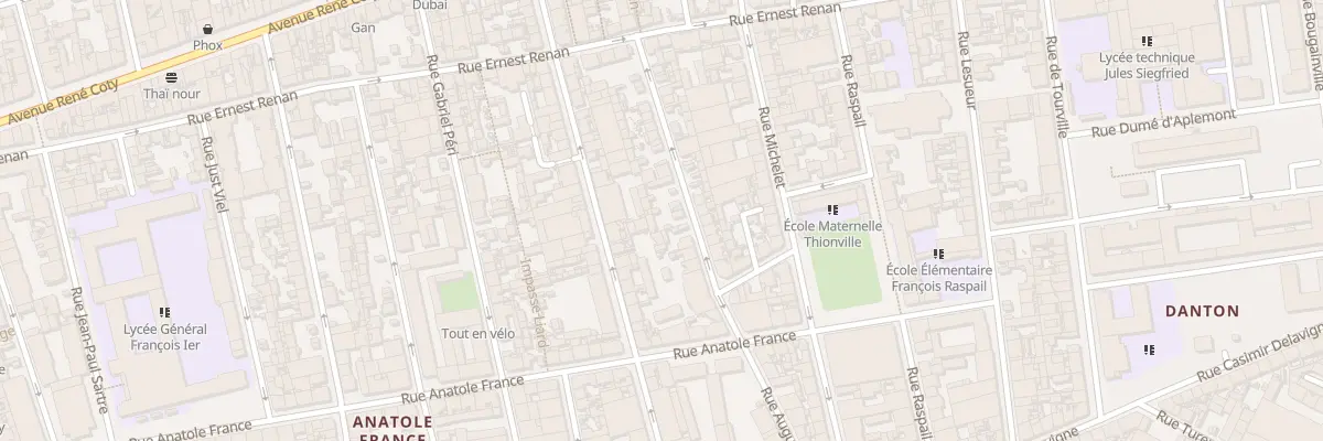 Plan du 51 Rue Auguste Comte au Havre