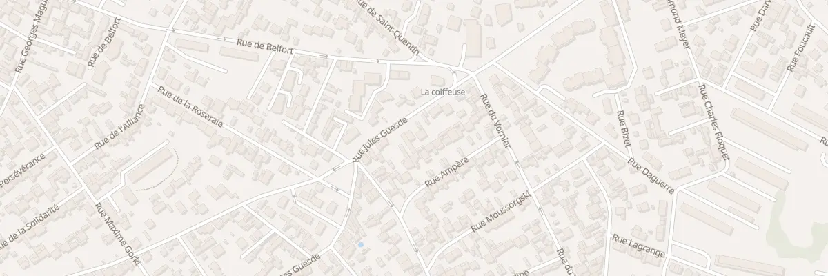 Plan du 102 Rue Jules Guesde au Havre