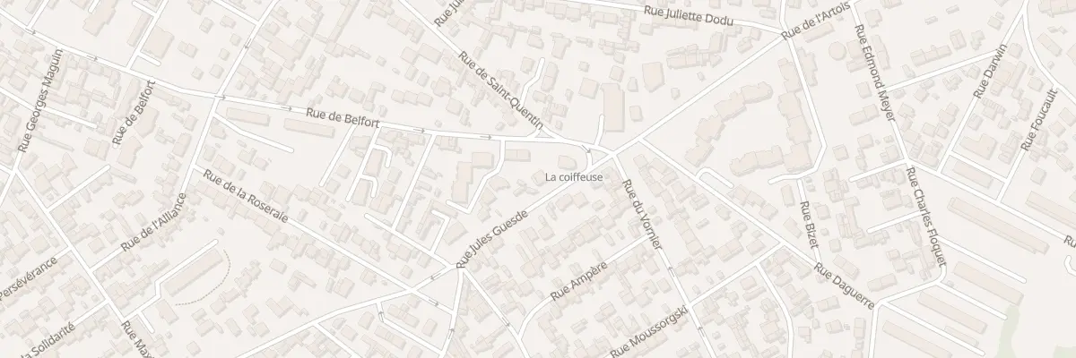 Plan du 109 Rue Jules Guesde au Havre