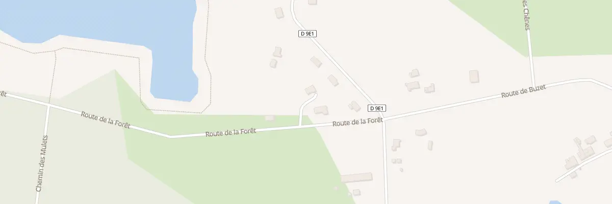 Plan du 43 Rte de la Forêt à Ménesplet