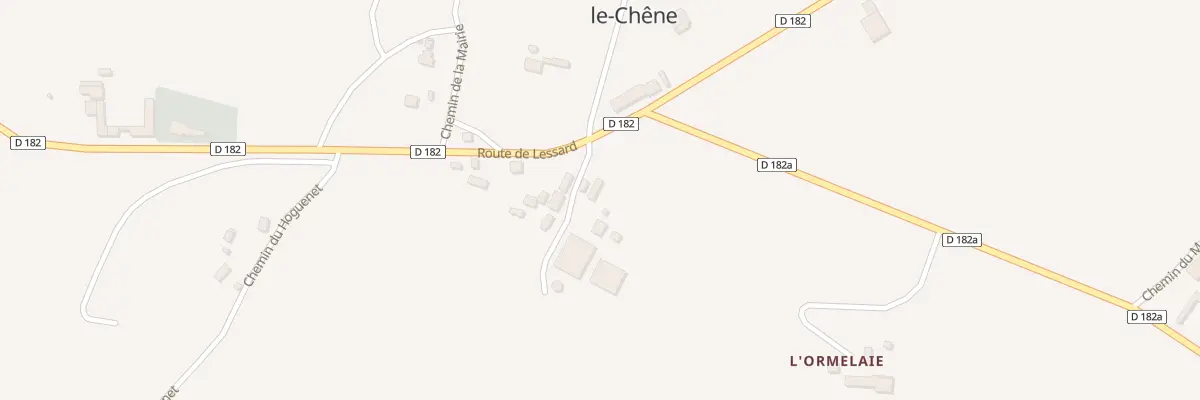 Plan du 2743 Rte de Lessard Rd 182 à Lessard-et-le-Chêne