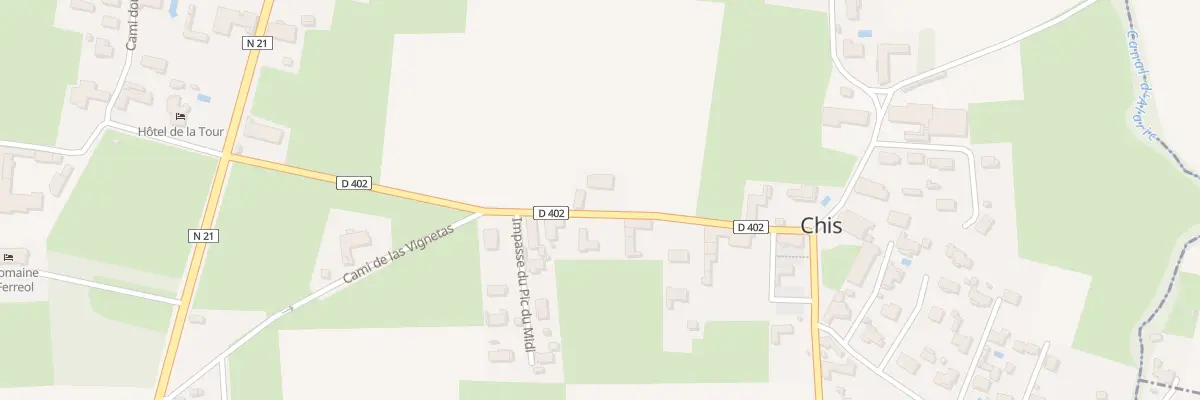 Plan du 10 Rue de la Bigorre à Chis