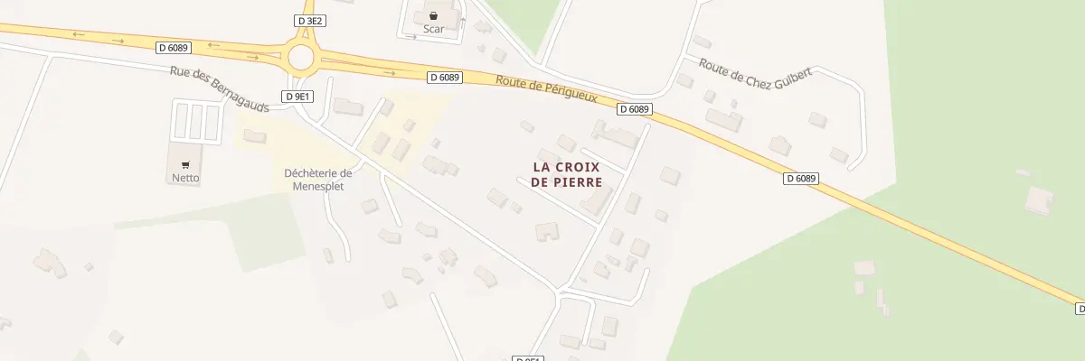 Plan du 10 Imp de la Croix de Pierre à Ménesplet