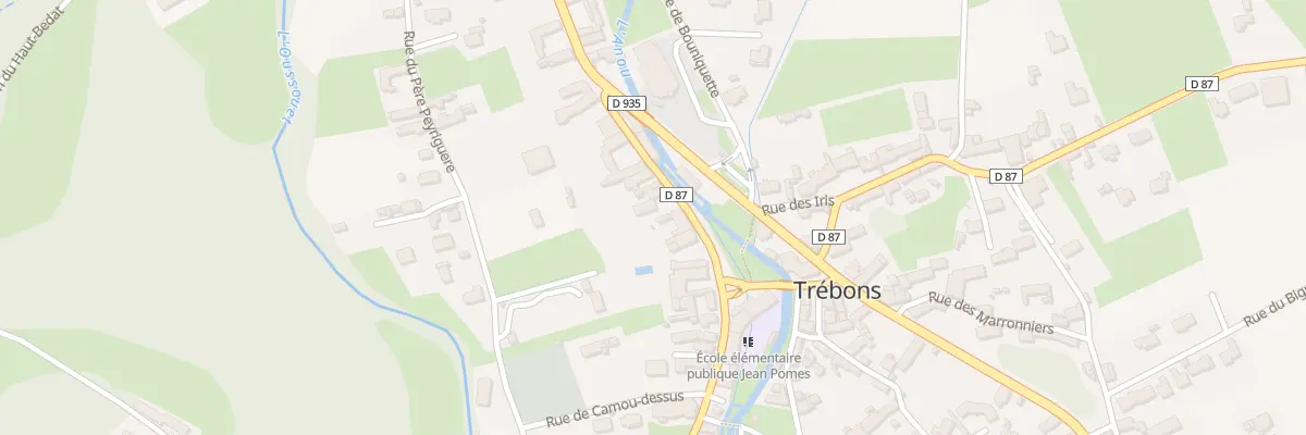 Plan du 10B Rue des Pyrénées à Trébons