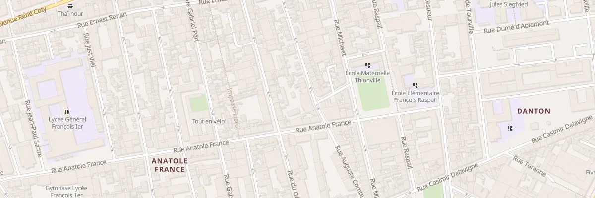 Plan du 41 Rue Auguste Comte au Havre