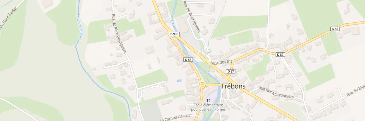 Plan du 10 Rue des Pyrénées à Trébons