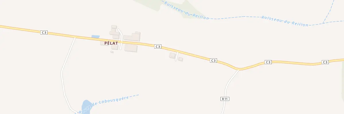 Plan du 5033 Pelat à Castelnavet