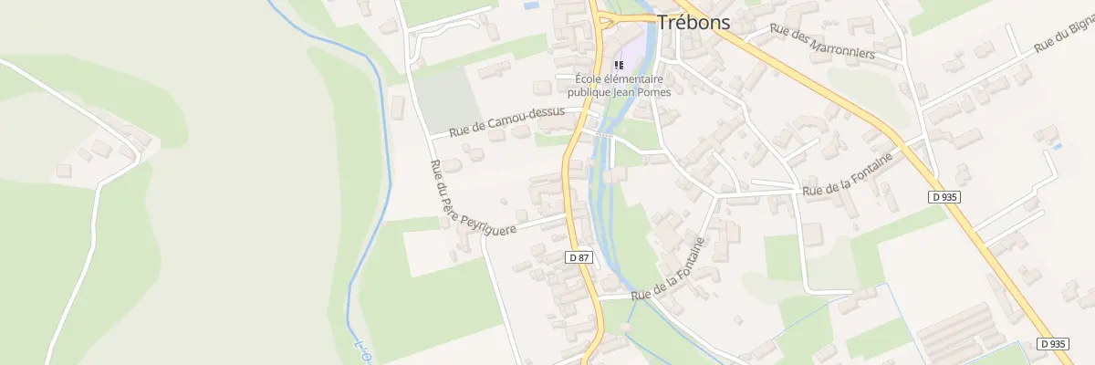 Plan du 30 Rue des Pyrénées à Trébons