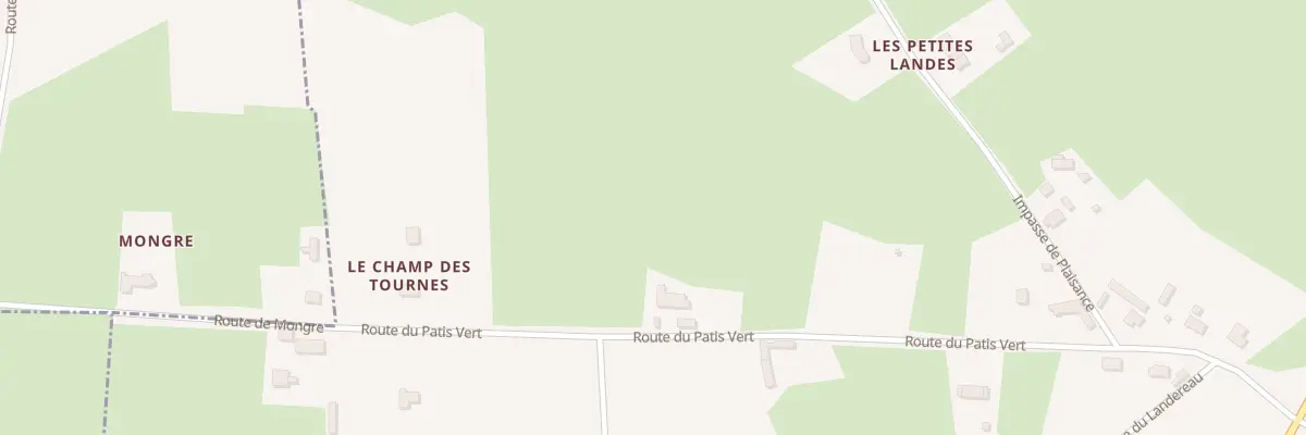 Plan du 464 Rte du Patis Vert à Allonnes