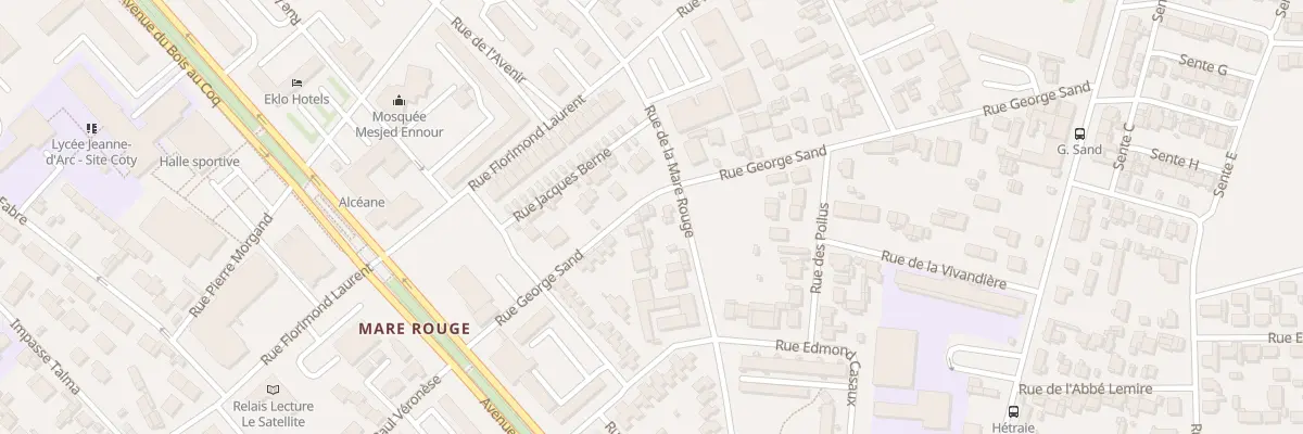 Plan du 30 Rue George Sand au Havre