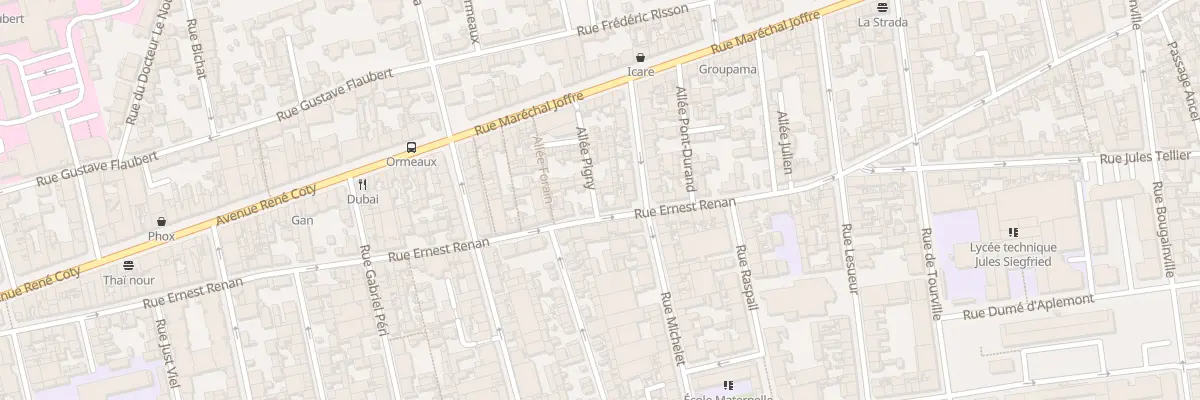 Plan du 109 Rue Ernest Renan au Havre