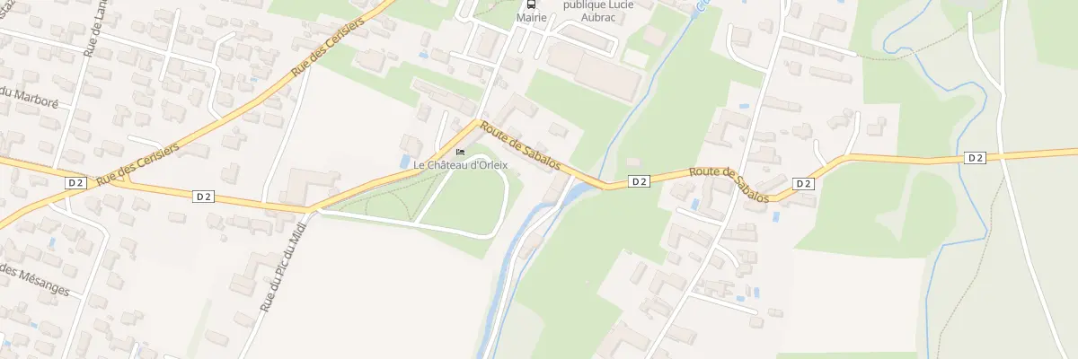 Plan du 4 Rte de Sabalos à Orleix