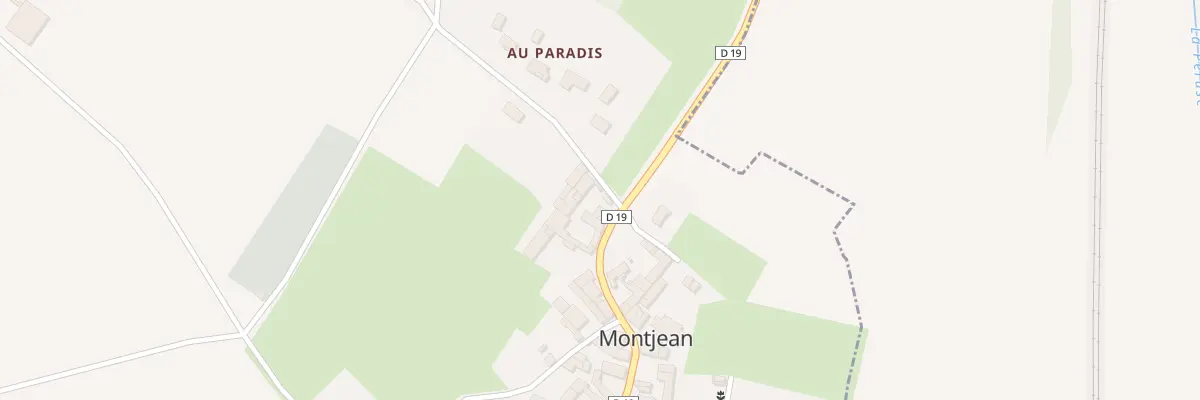 Plan du 33 Grand Rue à Montjean