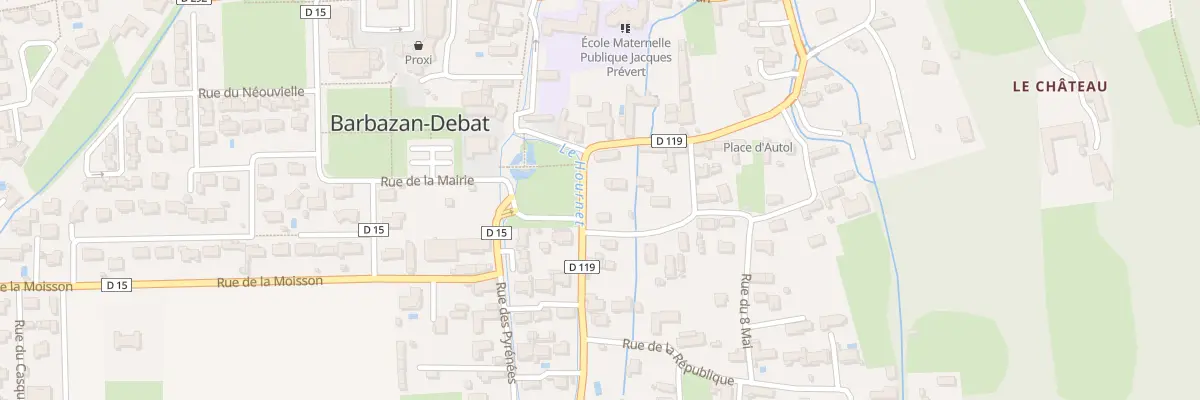 Plan du 1A Rue du Onze Novembre à Barbazan-Debat