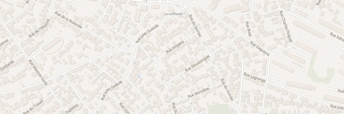 Plan du 10 Rue Ampère au Havre