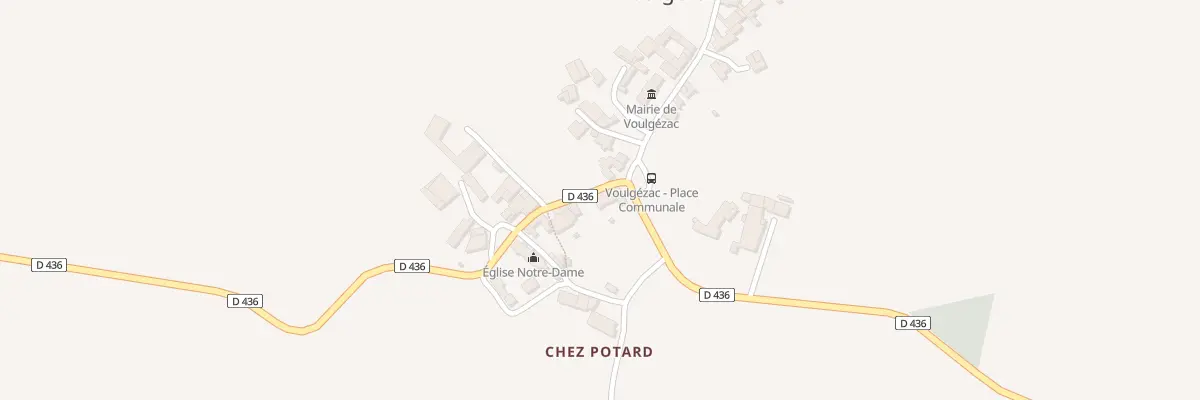 Plan du 5076 Le Bourg à Voulgézac