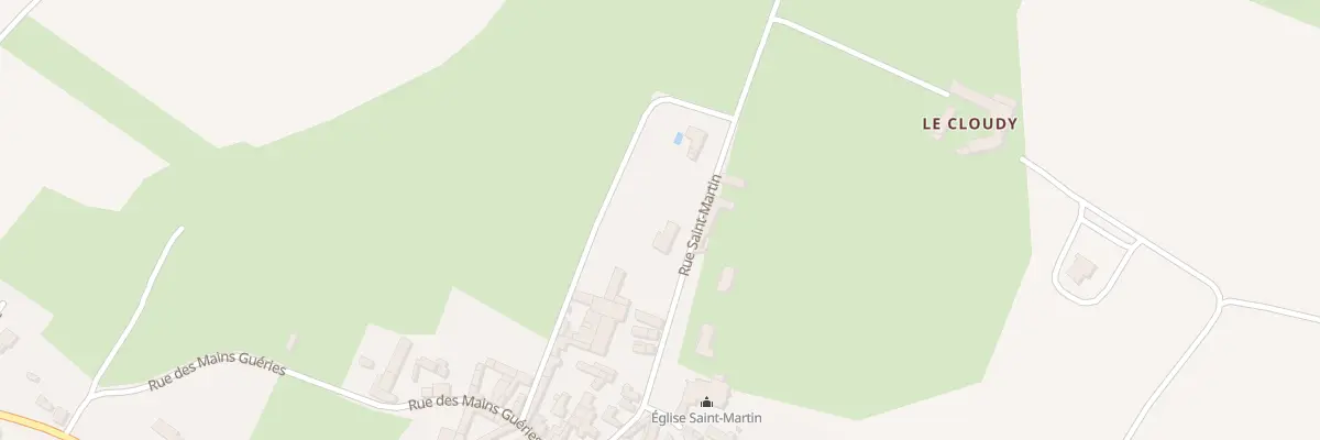 Plan du 11 Rue Saint Martin à Angliers