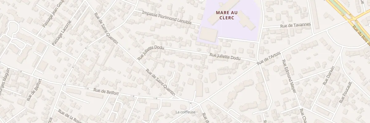 Plan du 24 Rue Juliette Dodu au Havre