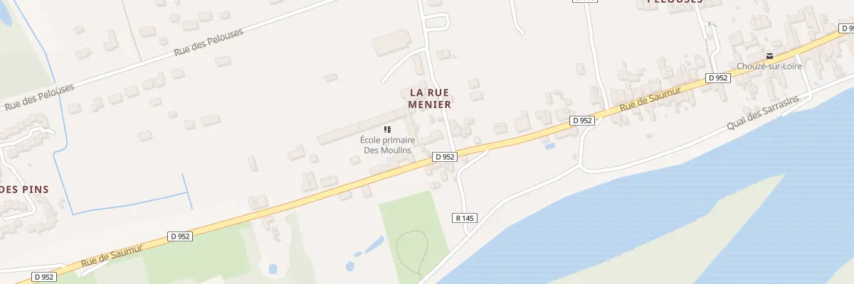 Plan du 3 Rue Ménier à Chouzé-sur-Loire
