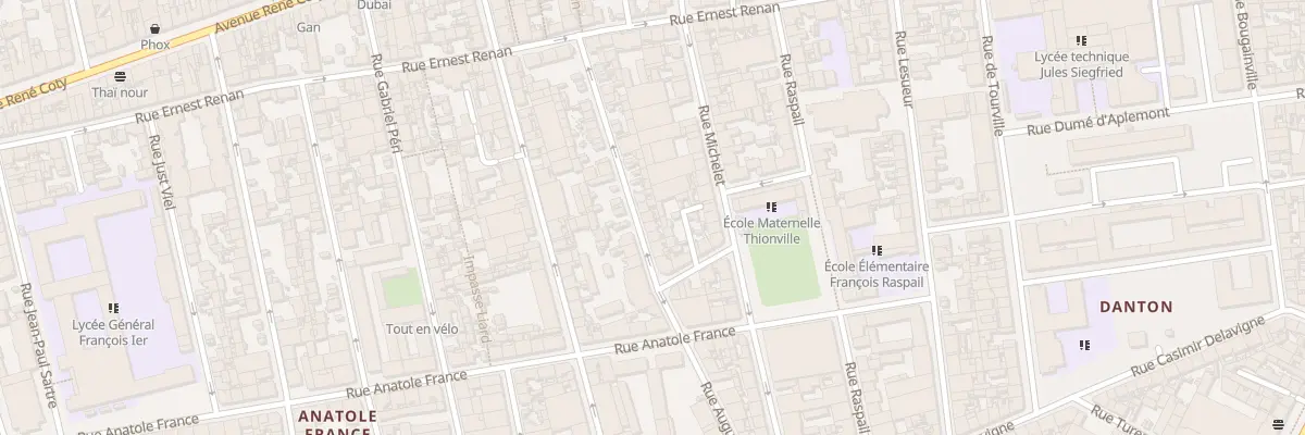Plan du 46 Rue Auguste Comte au Havre