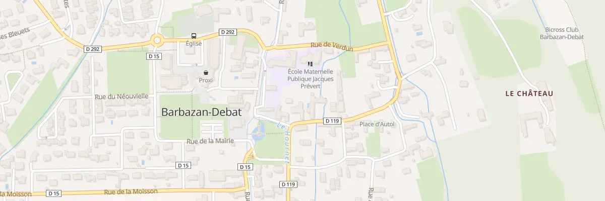 Plan du 5 Rue de la Paix à Barbazan-Debat