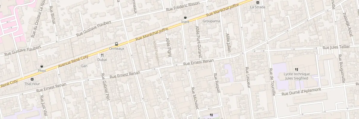 Plan du 113 Rue Ernest Renan au Havre