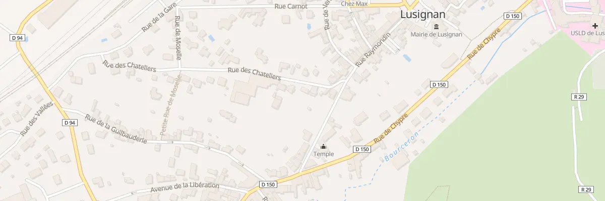 Plan du 4 Rue des Châteliers à Lusignan