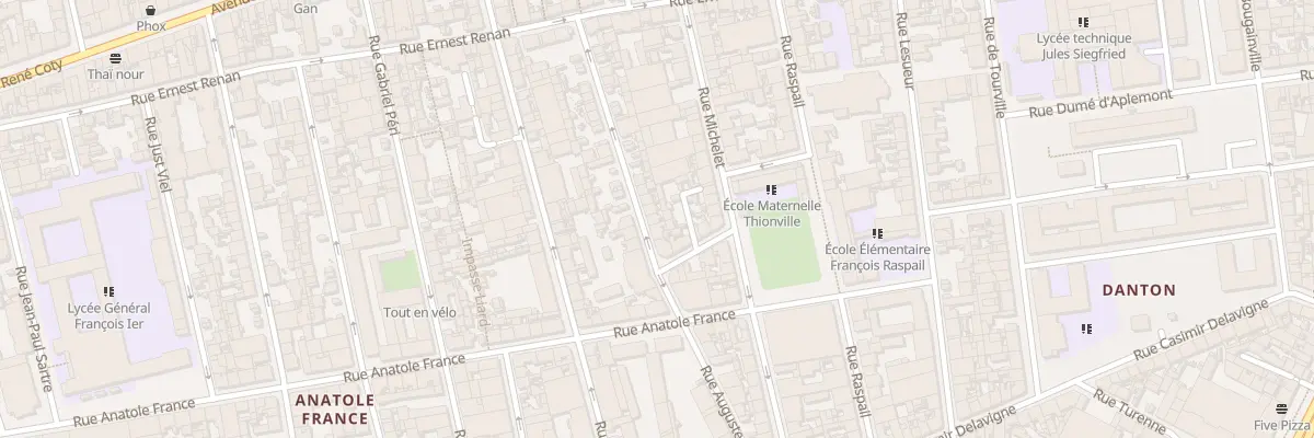 Plan du 42 Rue Auguste Comte au Havre