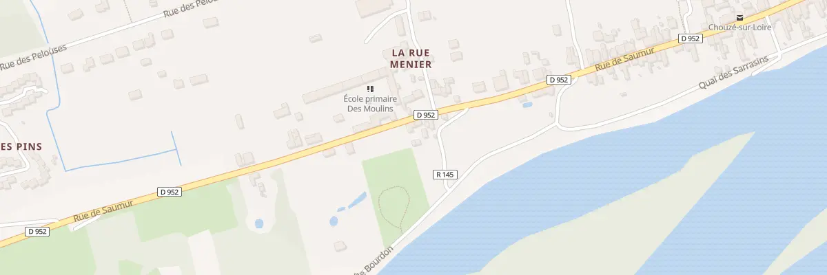 Plan du 77 Rue de Saumur à Chouzé-sur-Loire