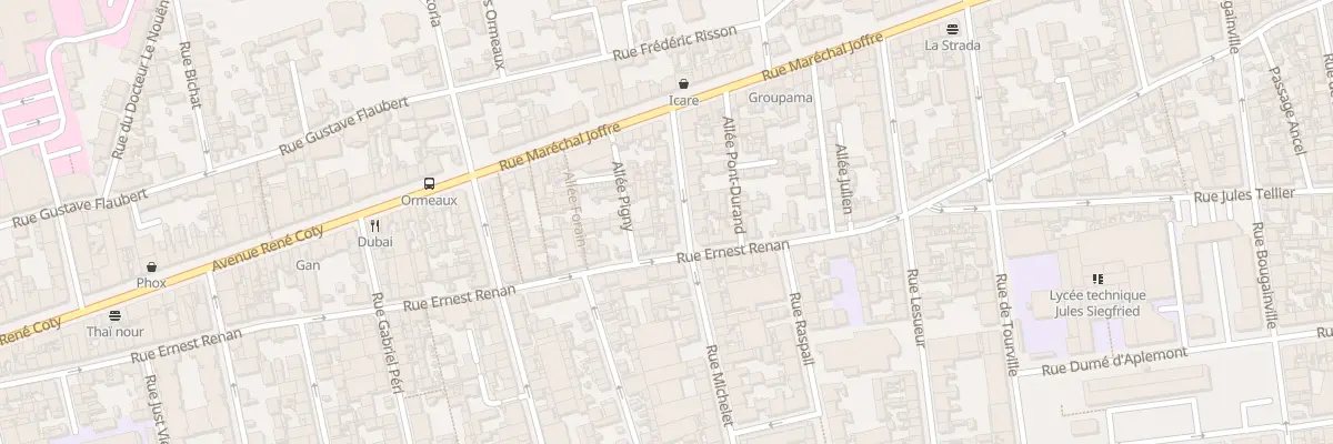 Plan du 101 Rue Michelet au Havre