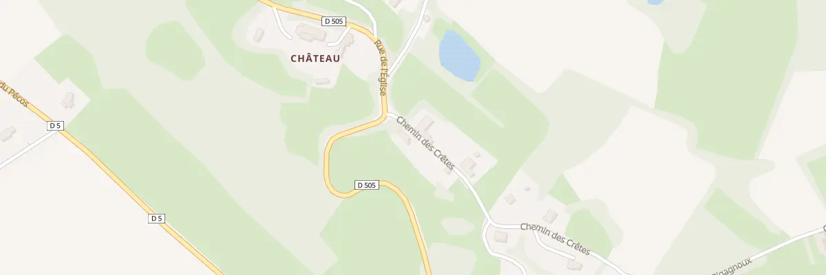 Plan du 2 Che des Crêtes à Monfaucon