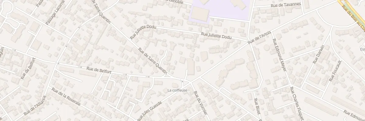 Plan du 113 Rue de Belfort au Havre